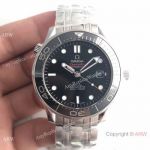 Swiss Grade Replica Omega Seamaster James Bond SS Black Ceramic Watch